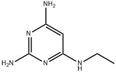 6-ethylaminopyrimidine-2,4-diamine结构式