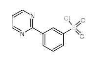 3-pyrimidin-2-ylbenzenesulfonyl chloride Structure