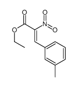 ethyl 3-(3-methylphenyl)-2-nitroprop-2-enoate Structure