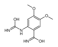 2-(carbamoylamino)-4,5-dimethoxybenzamide结构式