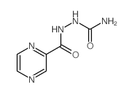 (pyrazine-2-carbonylamino)urea Structure