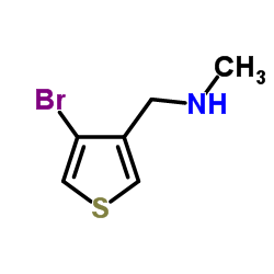 1-(4-Bromo-3-thienyl)-N-methylmethanamine结构式