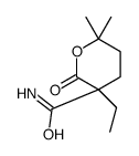 3-ethyl-6,6-dimethyl-2-oxooxane-3-carboxamide Structure