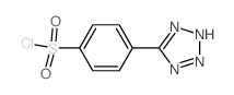 4-(2H-Tetrazol-5-yl)benzenesulfonyl chloride Structure