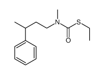 S-ethyl N-methyl-N-(3-phenylbutyl)carbamothioate结构式