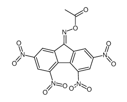 2,4,5,7-tetranitro-fluoren-9-on-(O-acetyl oxime ) Structure