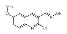 2-CHLORO-6-METHOXYQUINOLINE-3-CARBALDEHYDE OXIME picture
