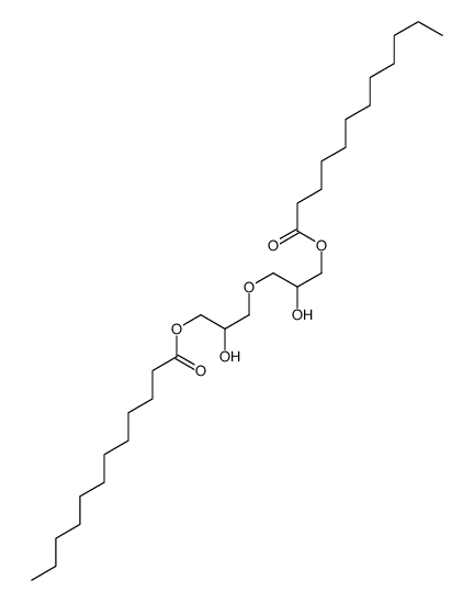 oxybis(2-hydroxypropane-3,1-diyl) dilaurate结构式
