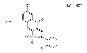 sodium [4,6-dihydroxy-3-[(2-hydroxyphenyl)azo]naphthalene-2-sulphonato(3-)]hydroxychromate(1-) picture