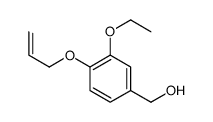 (3-ethoxy-4-prop-2-enoxyphenyl)methanol结构式