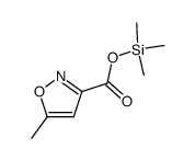 trimethylsilyl 5-methylisoxazole-3-carboxylate结构式