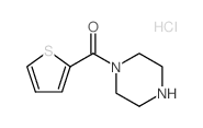 piperazin-1-yl(thiophen-2-yl)methanone,hydrochloride结构式