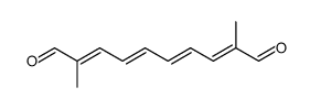 2,9-dimethyl-deca-2t,4t,6t,8t-tetraenedial结构式