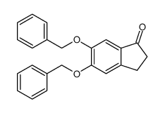 5,6-bis(phenylmethoxy)-2,3-dihydroinden-1-one Structure