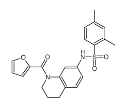 N-[1-(furan-2-carbonyl)-3,4-dihydro-2H-quinolin-7-yl]-2,4-dimethylbenzenesulfonamide结构式