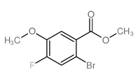 Methyl 2-bromo-4-fluoro-5-methoxybenzoate Structure