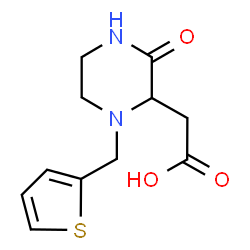 (3-OXO-1-THIOPHEN-2-YLMETHYL-PIPERAZIN-2-YL)-ACETIC ACID structure