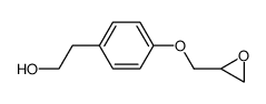 2-(4-(OXIRAN-2-YLMETHOXY)PHENYL)ETHANOL Structure