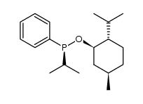 phenyl-isopropyl-O-menthylphosphinit结构式