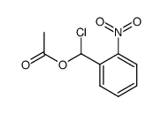 α-chloro-1-nitrobenzyl acetate结构式
