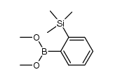 [2-(Dimethoxyboryl)phenyl]trimethylsilan结构式