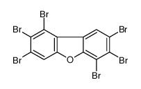1,2,3,6,7,8-hexabromodibenzofuran Structure