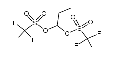 1,1-bis-trifluoromethanesulfonyloxy-propane结构式