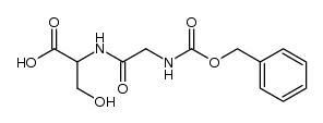 N-benzyloxycarbonylglycyl-DL-serine Structure