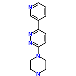 3-(1-Piperazinyl)-6-(3-pyridinyl)pyridazine Structure