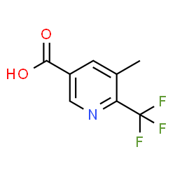 5-Methyl-6-(trifluoromethyl)nicotinic acid Structure