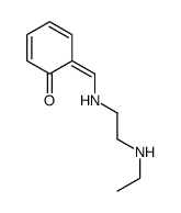 6-[[2-(ethylamino)ethylamino]methylidene]cyclohexa-2,4-dien-1-one结构式