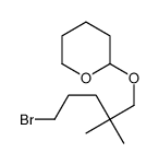 2-(5-bromo-2,2-dimethylpentoxy)oxane Structure