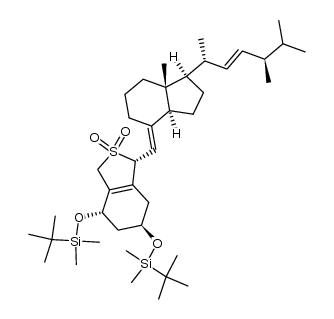 (1S,3R,6R)-bis(tert-butyldimethylsilyloxy)-9,10-seco-ergosta-5,7(E),10(19),22(E)-tetraene SO2 adduct Structure