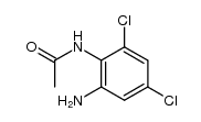 2-amino-4,6-dichloroacetanilide结构式