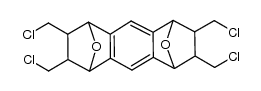 2,3,6,7-tetrakis(chloromethyl)-1,2,3,4,5,6,7,8-octahydro-1,4:5,8-diepoxyanthracene结构式