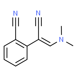 2-[(Z)-1-Cyano-2-(dimethylamino)vinyl]benzonitrile结构式