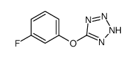 5-(3-fluorophenoxy)-2H-tetrazole结构式