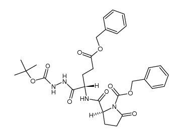 Z-Glp-Glu(OBzl)-NHNHBoc结构式