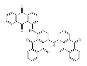 1,1'-(Anthraquinon-1,4-ylenediimino)-dianthraquinone structure