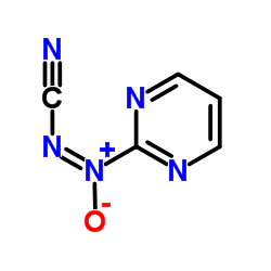 Diazenecarbonitrile, 2-pyrimidinyl-, 2-oxide (9CI)结构式