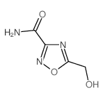 1,2,4-oxadiazole-3-carboxamide, 5-(hydroxymethyl)- Structure