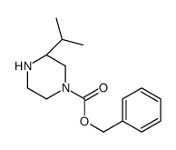 benzyl (3S)-3-propan-2-ylpiperazine-1-carboxylate Structure