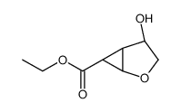 ethyl (1S,4S,5R,6S)-4-hydroxy-2-oxabicyclo[3.1.0]hexane-6-carboxylate结构式