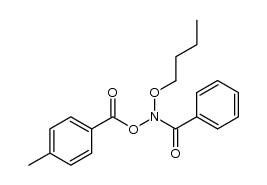 N-butoxy-N-(p-methylbenzoyloxy)benzamide Structure