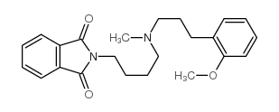 1H-Isoindole-1,3(2H)-dione, 2-[4-[[3-(2-methoxyphenyl)propyl]methylamino]butyl]- Structure