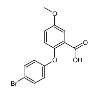 2-(4-bromophenoxy)-5-methoxybenzoic acid Structure