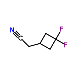 2-(3,3-二氟环丁基)乙腈结构式
