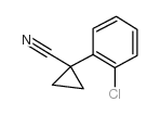 1-(2-chlorophenyl)cyclopropanecarbonitrile Structure