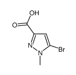 5-bromo-1-Methyl-1H-pyrazole-3-carboxylic acid structure