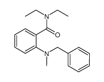 2-(benzyl(methyl)amino)-N,N-diethylbenzamide Structure